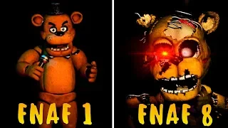 FNAF 1 2 3 4 5 6 7 8  - ТРЕЙЛЕРЫ ВСЕХ ФНАФ (2014-2019) FNAF 1 2 3 4 5 6 7 8 TRAILERS