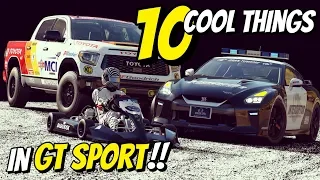 10 *COOL THINGS* you may not know about in GT SPORT!!