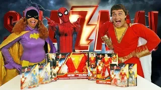 Shazam! Toy Challenge With Spiderman & Batgirl ! || Toy Review || Konas2002