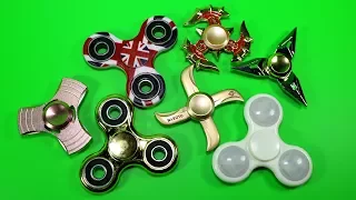 Super Cool Fidget Spinners - Metal Tri-Spinner, UFO,  Naruto and More