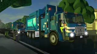 Roblox Garbage Trucks | 1 M/A, 2 ZRs in the Hills | Half Moon Bay, CA