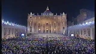 Apertura Porta Santa in san Pietro, Natale 1999