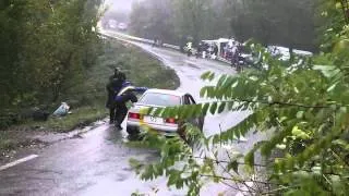 crash rallye des cevennes 2012 bmw M3