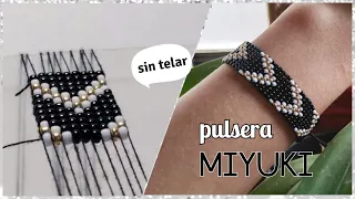 Miyuki bead bracelet | without loom! - Diy Cute