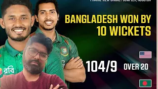 Bangladesh wins the 3rd and last T20i vs USA