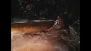 Vanessa Angel in a hot tub