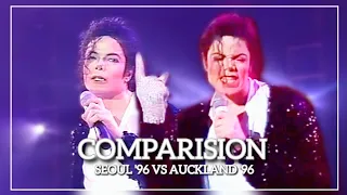 Michael Jackson — Billie Jean | Seoul '96 VS Auckland '96 -  2nd Night(Comparision)