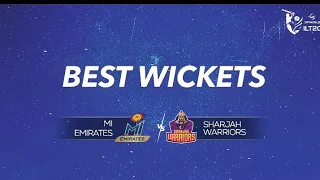 BEST_WICKET HIGHLIGHTS|| MI Emirates Vs Sharjah Warriors|| #ilt20 #sat20 #shorts #udhighlights