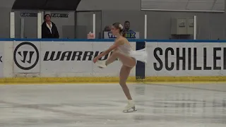 Greta Morkyte Junior Short Program Halloween Cup 2019