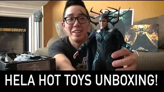 HELA HOT TOYS UNBOXING by MARVEL STUDIOS Artist!