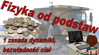 Fizyka od podstaw: Pierwsza zasada dynamiki Newtona i bezwładność ciał,  dlaczego zapinamy pasy!?