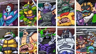 Teenage Mutant Ninja Turtles - Shredder's Revenge - ALL BOSSES - CO-OP