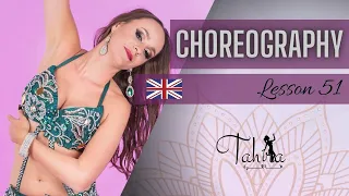 👟 Choreography - belly dance for beginners tutorial | BD with Tahira #51