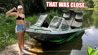 We Almost Sank The Jet Boat...