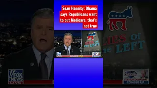 Sean Hannity calls out Obama for ‘lying’ #shorts