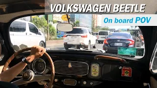 1956 Volkswagen Beetle 36hp - POV Highway Drive