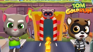 Talking tom gold  run Говорящий Том бег за золотом vs Леди Баг и Злая Леди Вайфай