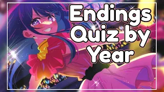 Anime ED Quiz by Year (Easy to Hard)