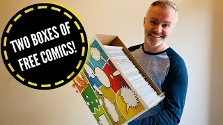 Two boxes of FREE comic books — What’s inside?!?