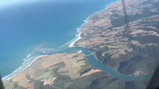 Mount Cook ATR 72-600 takeoff @ flight NZ5690 DUD-WLG