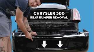 How to remove the rear bumper from a Chrysler 300