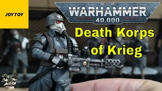 JoyToy Warhammer 40k Death Corps of Krieg 1:18 scale action figures. Fantastic despite articulation