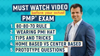 PMP Most Important Video Before Actual PMP Exam ! PMP Exam Day Strategies (2024)
