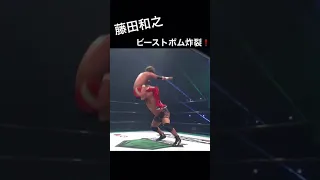 野獣・藤田和之のビーストボム炸裂！