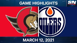 NHL Game Highlights | Senators vs. Oilers – Mar. 12, 2021