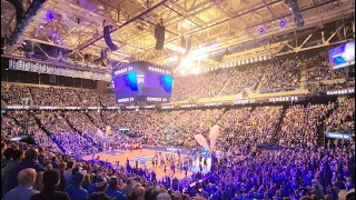 starting lineups at Kentucky and Louisville game at Rupp Arena (December 31st, 2022)