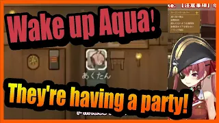 Aqua tan is Socially Awkward, even the AI in the game...【ENG sub】【 Aqua-tan / holorim / Hololive 】