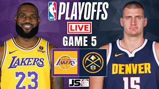 Los Angeles Lakers vs Denver Nuggets Game 5 | NBA Playoffs Live Scoreboard