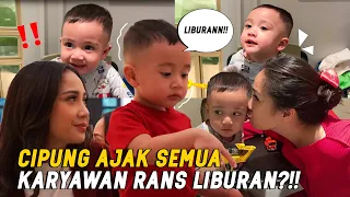 CIPUNG RAYU NAGITA BUAT AJAK RATUSAN KARYAWAN RANS LIBURANS!!LANGSUNG DI SETUJUI NAGITA!!BERANGKAT!!