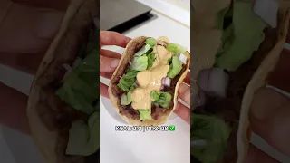 Low Calorie McDonald’s Big Mac Taco 🍔 #weightloss #easyrecipe #healthyfood #nutrition