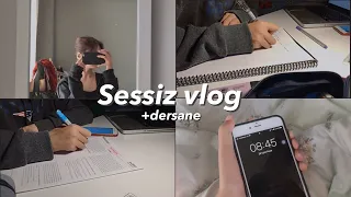 Sessiz ders çalışma vlog ✨ | dershane…