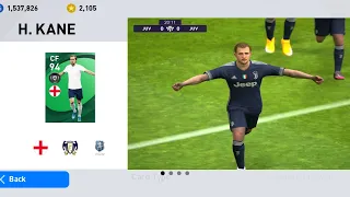 97 Rated Harry Kane is unbelievable crazy | Pes 21 Mobile