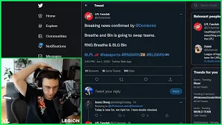 Caedrel Reacts To BIN Leaving RNG