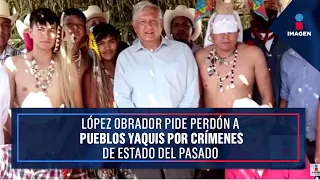 López Obrador pide perdón a pueblos yaquis por crímenes de estado del pasado | Ciro Gómez Leyva
