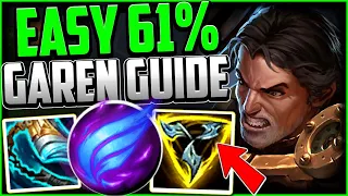 EASY 61% WR GAREN BUILD IS TOO GOOD! - Garen Top Beginners Guide Season 14 - League of Legends