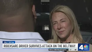 Uber driver attacked by passenger with knife on the Beltway | NBC4 Washington