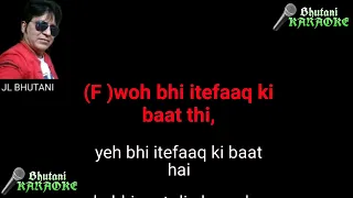 Kabhi raat din hum dur the For male karaoke with fimale Voice