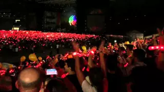 Abertura show coldplay Maracanã 20166