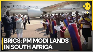 BRICS Summit 2023: PM Modi lands in South Africa for 15th BRICS summit | WION