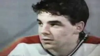John LeClair on Hockey Night in Canada after fiirst NHL  game