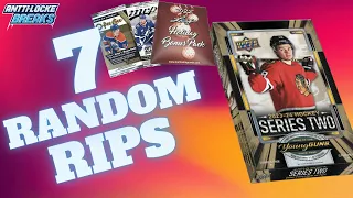 "LOTS of 2023-24 Series 2!" - 7 RANDOM RIPS (Random Hockey Card Packs) S3E9