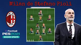 Jogue como o Milan de Stefano Pioli no PES 2021