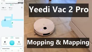 Yeedi Vac 2 Pro Robot Vacuum Room Mapping And First Run #yeedivac2pro