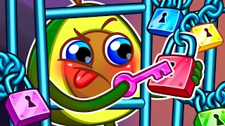 👮‍♀️ Escape From Prison Song 🗝️😯 + More Kids Songs by VocaVoca Karaoke 🥑✨