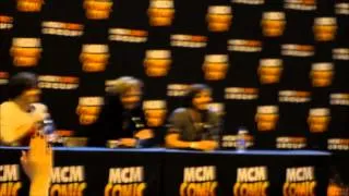Alex Vlahos, Rupert Young and Eoin Macken Panel at MCM Birminghm, 2013