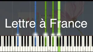 Polnareff - Lettre à France - Medium piano tuto